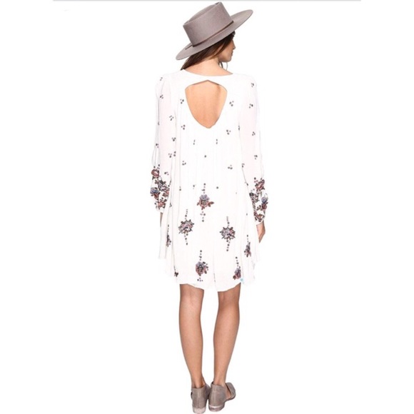 NWT Free People Oxford Embroidered Mini Dress SzXS - Picture 3 of 7